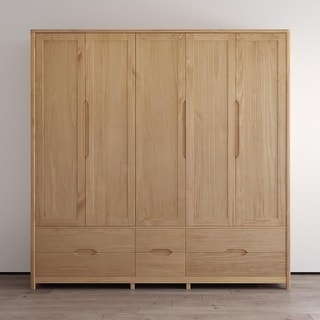 Nest 5D Solid Wood Wardrobe
