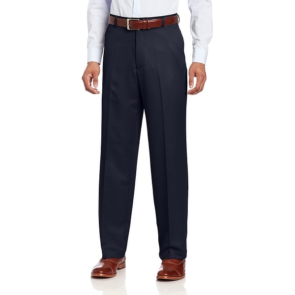 IZOD Mens Pants Navy Blue Size 42x30 Performance Classic Flat Front. Opens flyout.