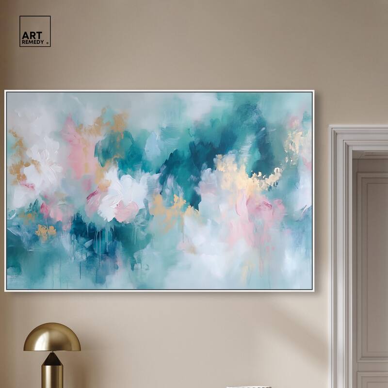 Emerald Sky Canvas by Art Remedy