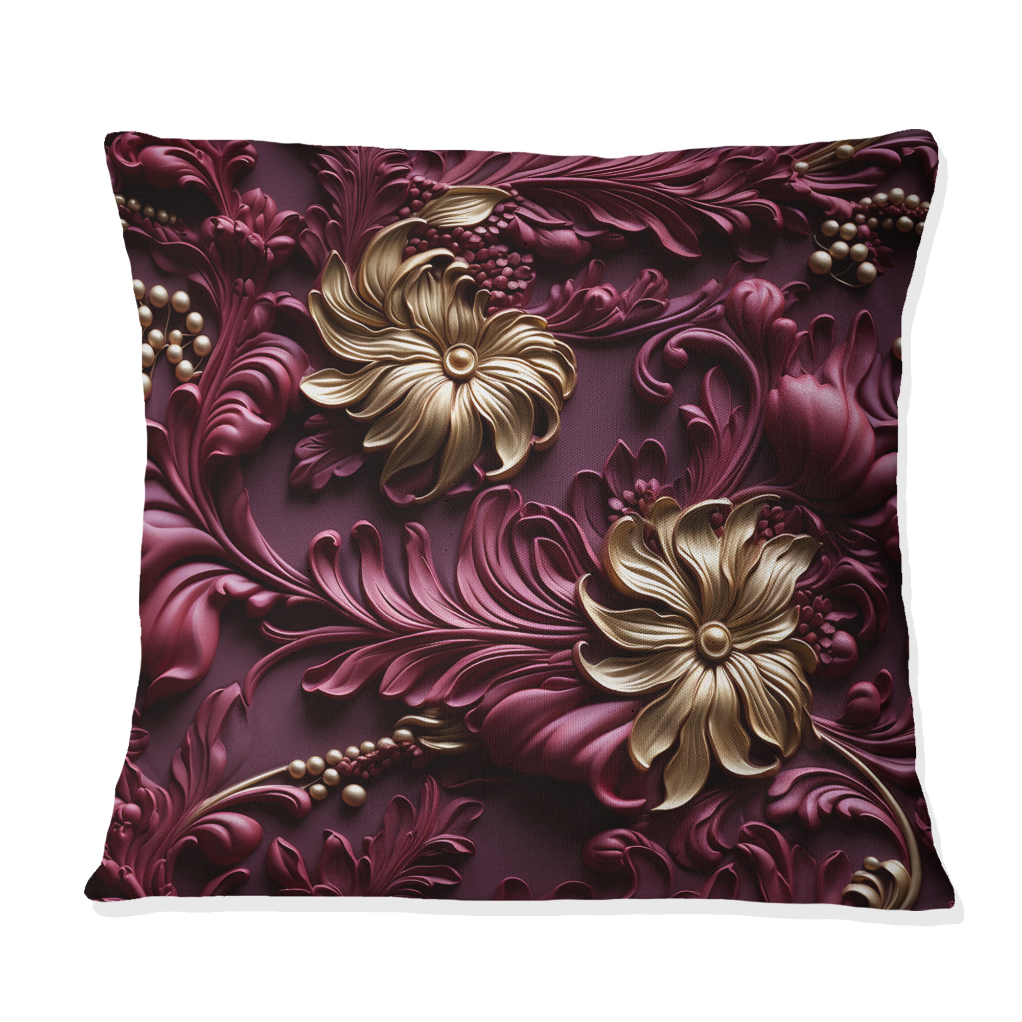 Purple and gold throw pillows best sale