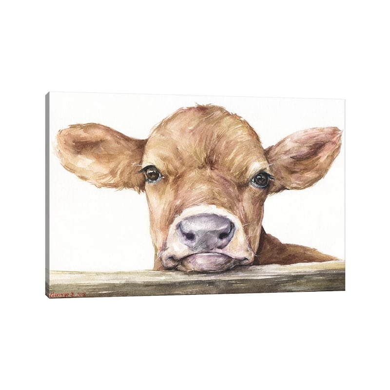 iCanvas "Calf" by George Dyachenko Canvas Print