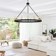 preview thumbnail 17 of 56, Acroma 15-light Farmhouse Large Wagon Wheel Candle Chandelier with UL Certified - D40'' * H130''
