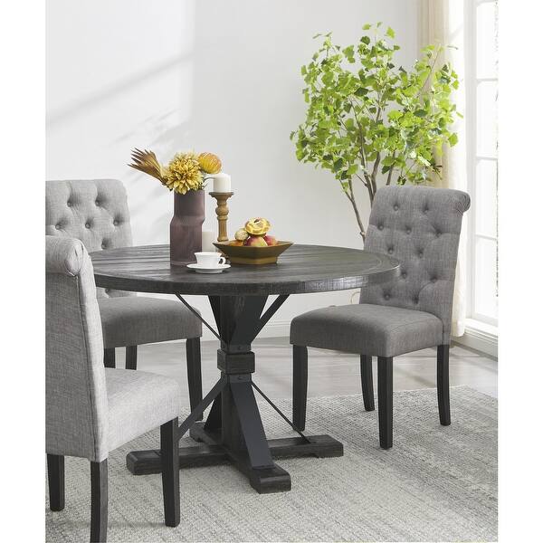slide 2 of 5, Broshound Round Dining Room Table - 48"W x 48"D x 31"H