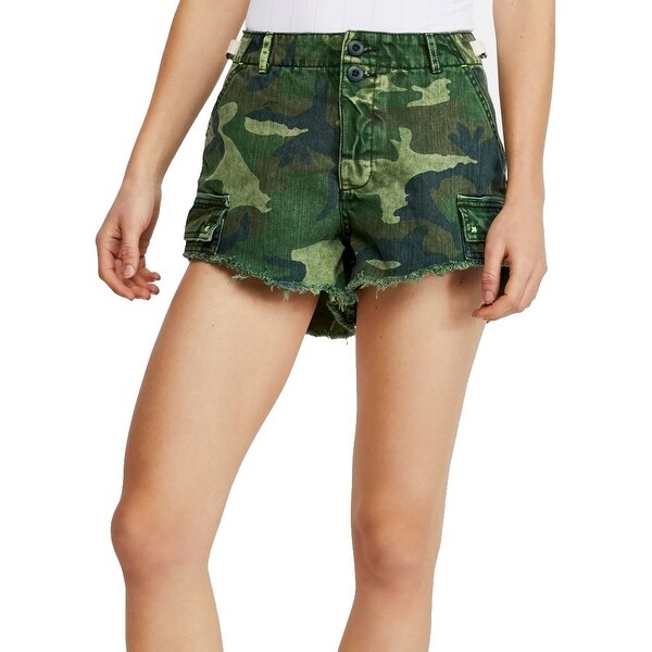 black denim shorts size 4