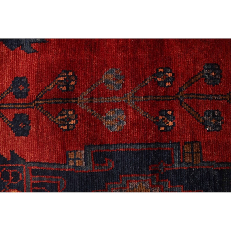 ECARPETGALLERY Hand-knotted Konya Anatolian Red Wool Rug - 4'5 x 8'5