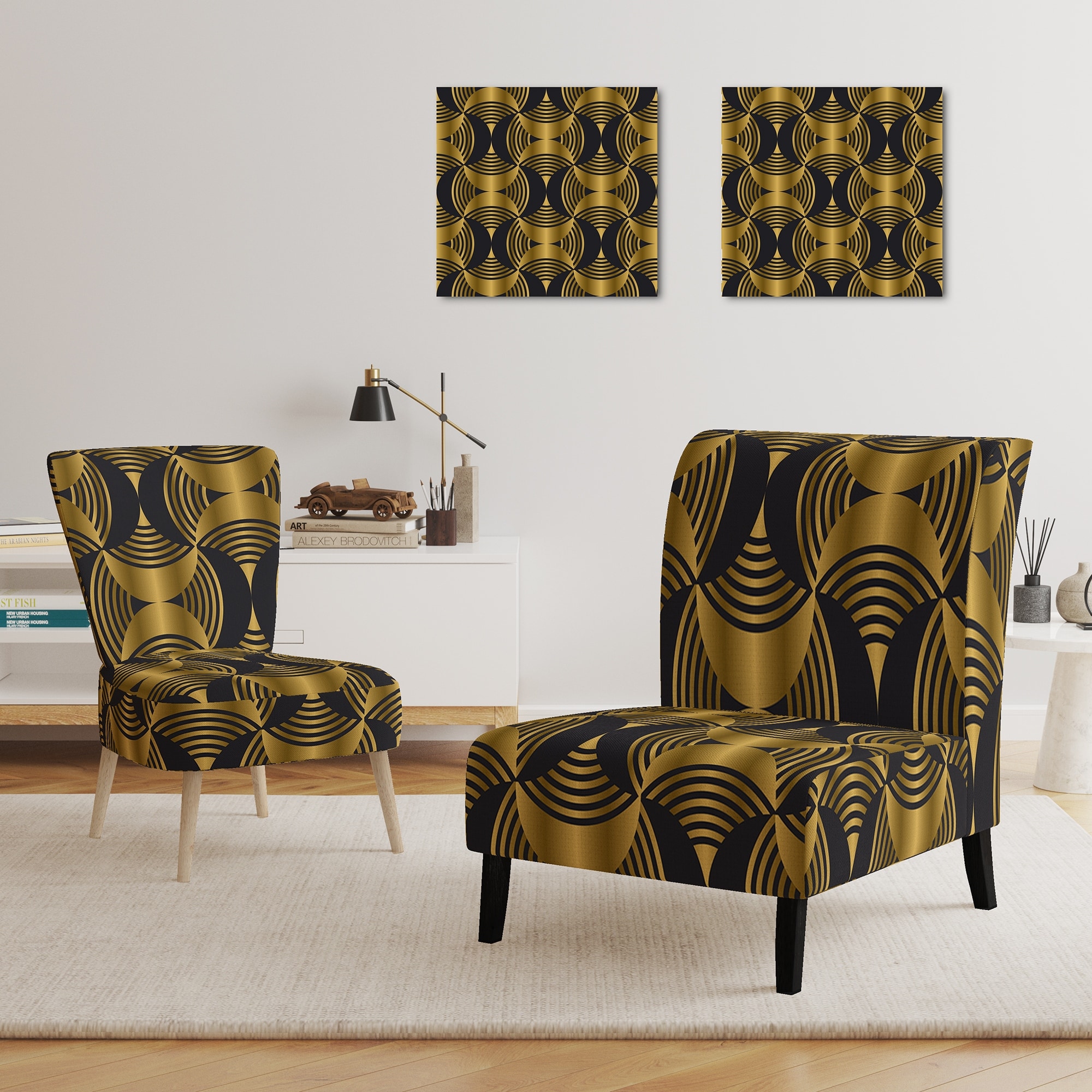 Designart "Deco Style Modern Pattern" Upholstered - Picture 10 of 20