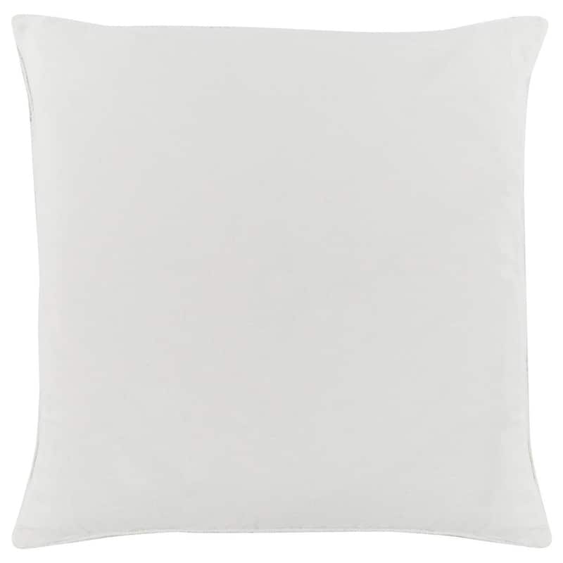 Kosas Home Mia Knitted 22" x 22" Throw Pillow, Natural Ivory