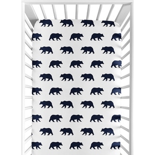 Sweet Jojo Designs Fitted Crib Sheet for the Big Bear Collection
