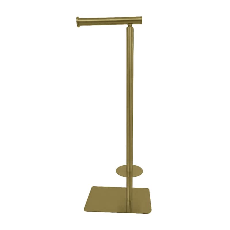 Kingston Brass Claremont Free Standing Toilet Paper Holder - Brushed Brass