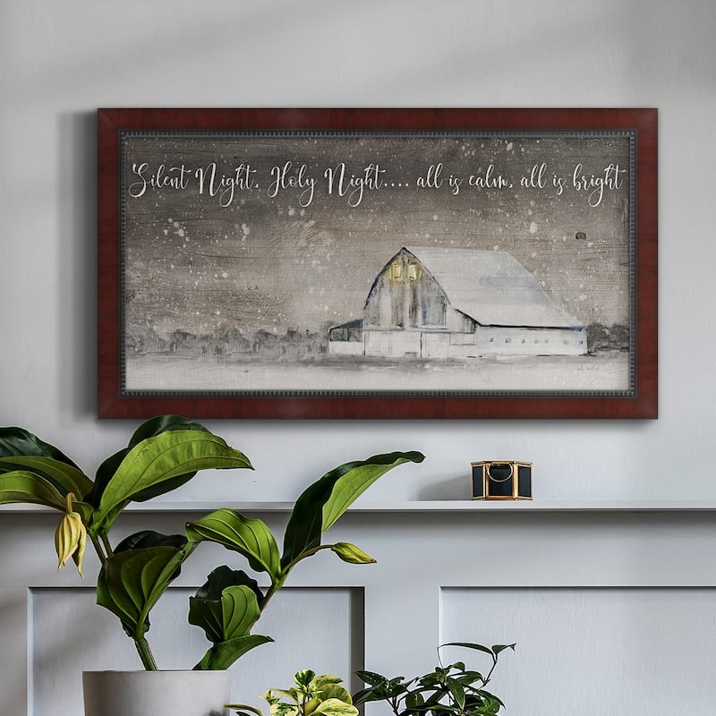 Silent Night Premium Framed Canvas- Ready to Hang