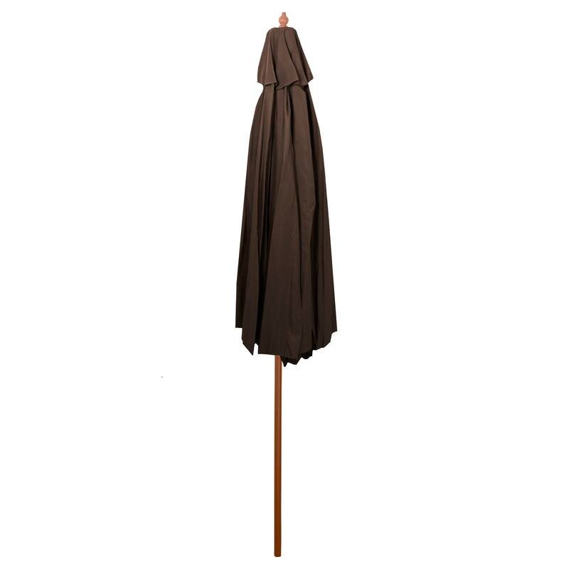 8.5ft Outdoor Patio Market Umbrella with Wooden Pole