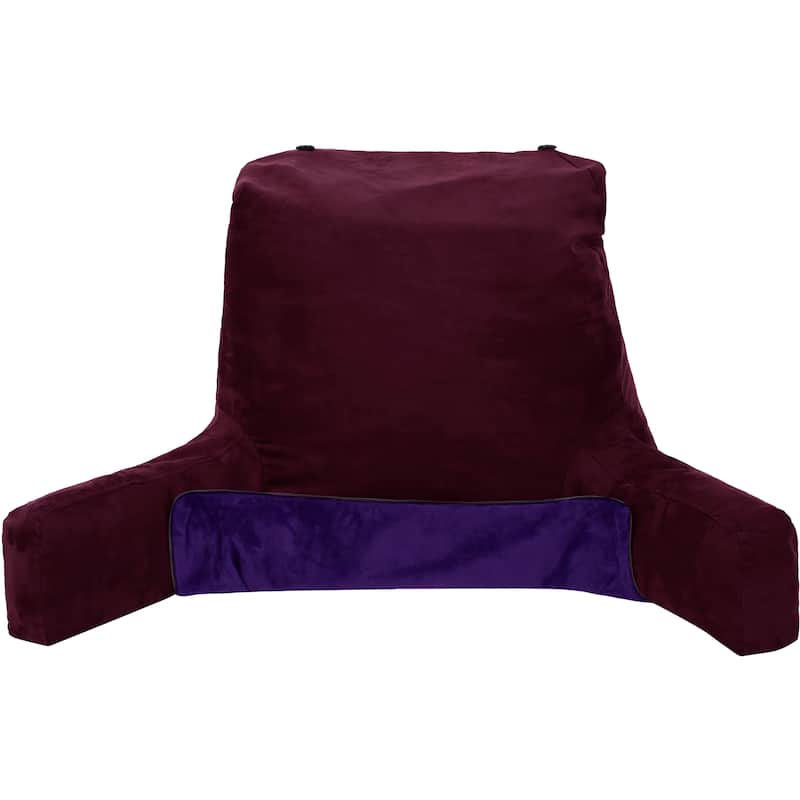 Husband Bedrest Micro-Suede Reading Pillow