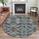 preview thumbnail 51 of 66, Premium Washable Super Soft Boho Geo Mayfield Rug Seafoam - 8' x 8'