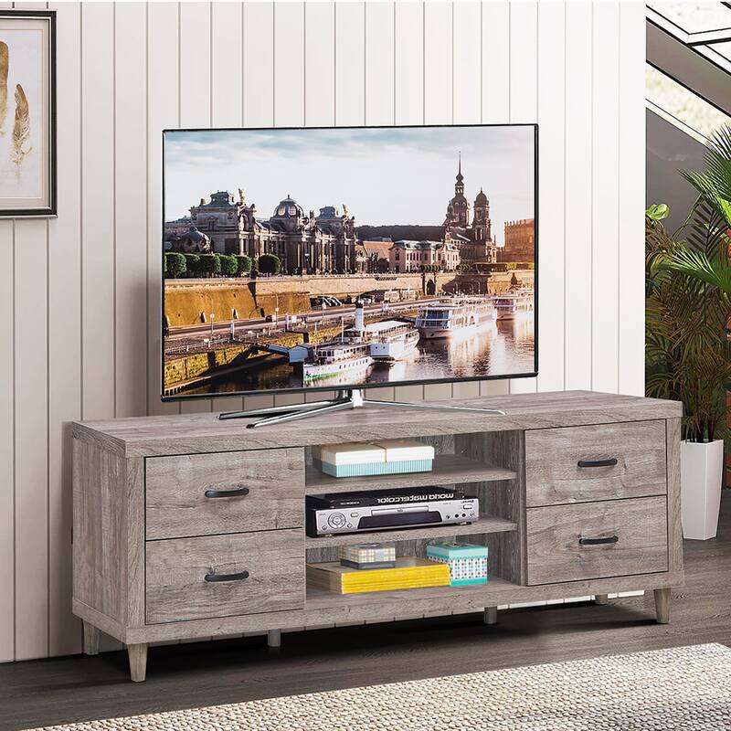 Costway TV Stand Entertainment Center Hold up to 65'' TV with Storage - See Details