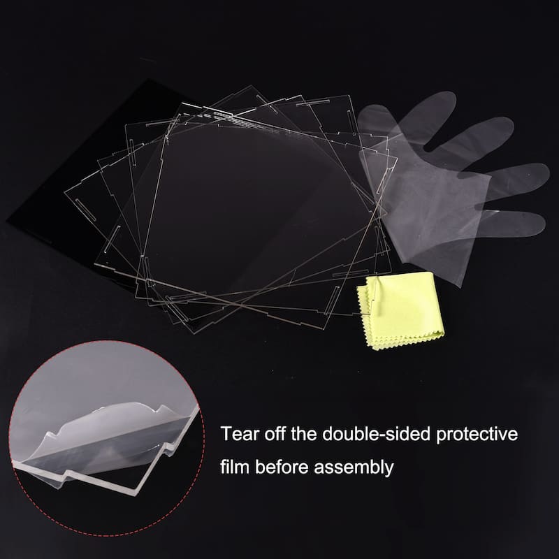 Acrylic Display Case Dustproof Showcase Cube Collectibles Show Box