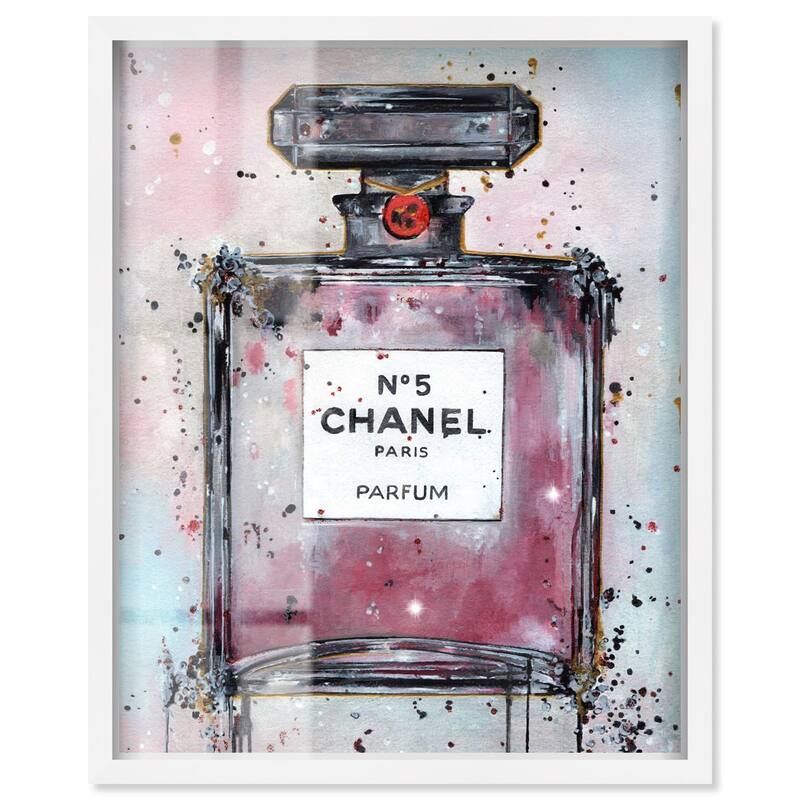 Doll Memories - Abstract Perfume Shadowbox by Art Remedy - White - 20" x 24"
