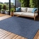 preview thumbnail 11 of 9, Aloha Washable Solid Indoor Outdoor Area Rug Patio Deck Living Room