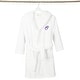 preview thumbnail 16 of 78, Sweet Kids 100% Polyester SUPER PLUSH Double Brushed Hooded Bathrobe with Purple Script Monogram