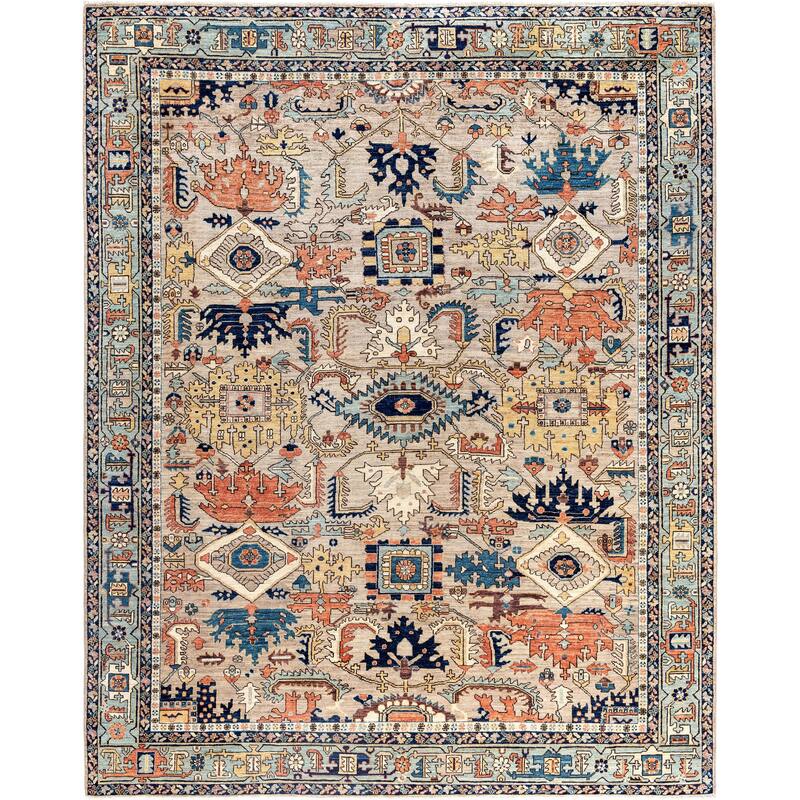 Serapi One-of-a-Kind Hand-Knotted Area Rug - Beige - 8' 2" x 10' 2"