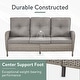 preview thumbnail 65 of 68, Outdoor Swivel Rocker Chairs with Sofa Table