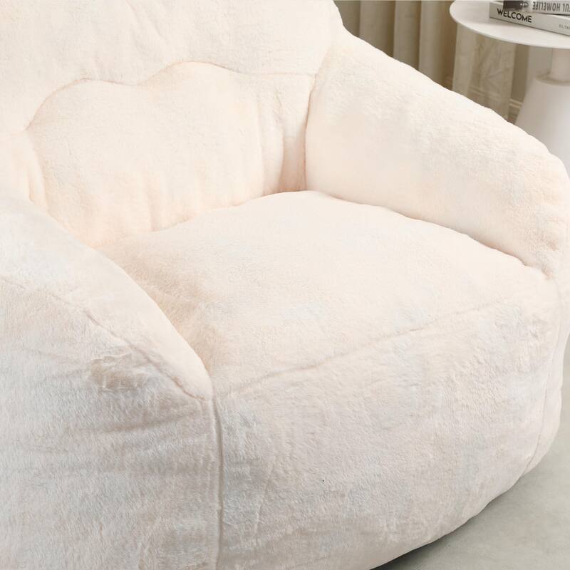 Bean Bag Sofa Chair with Armrests, Stuffed High-Density Foam, Lazy Sofa Comfy Chairs