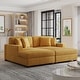 preview thumbnail 98 of 137, Oversized Modular Sectional Sofa Set with Pillows for Living Room