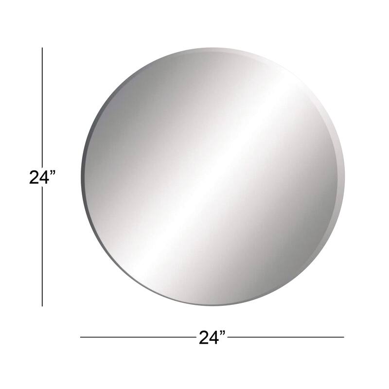 Multiple Frame Finishes / Sizes Modern Contemporary Round Wall Mirrors