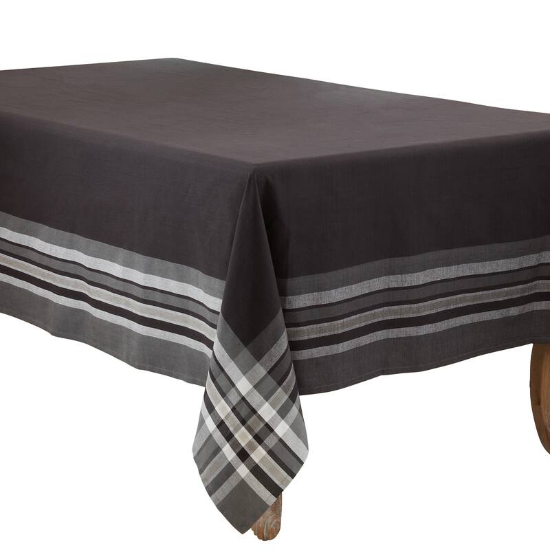 Striped Border Design Tablecloth
