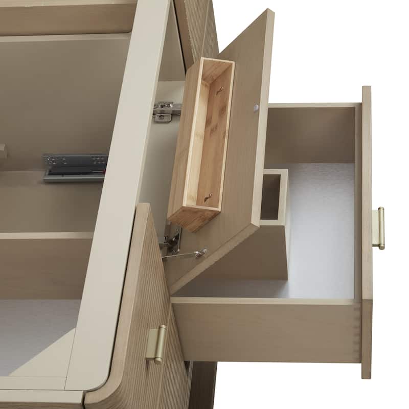 James Martin Vanities Lucian 48" Single Vanity, Pebble Oak