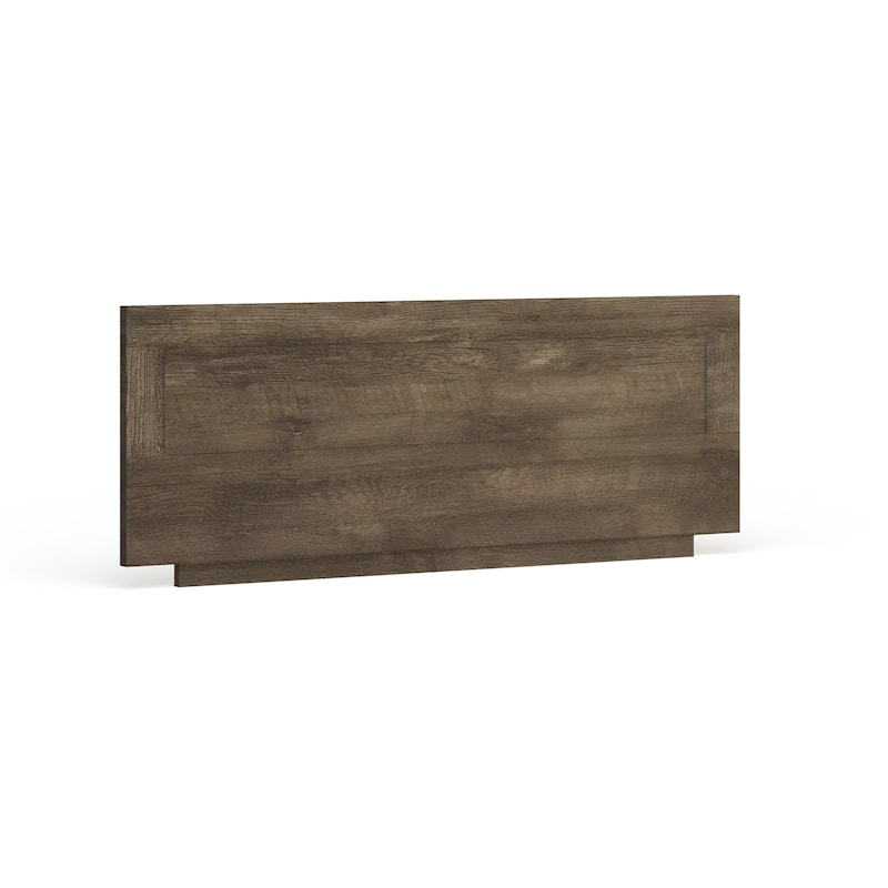 Mid-century Wall Mounted Headboard - Brown - Queen