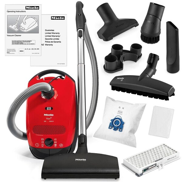 Shop Miele Classic C1 Titan Canister Hepa Vacuum Cleaner Seb217 3 Powerhead Sbb 3 Parquet Floor Brush More Overstock 13286604