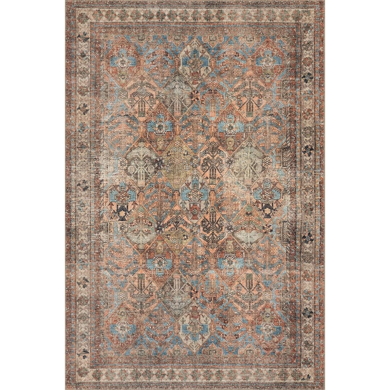 Nuloom Delirenne Traditional Vintage Floral Rug - 10' x 12' - Multicolor - Rectangle
