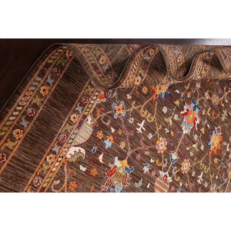 Vegetable Dye Traditional Ziegler Oriental Wool Area Rug Hand-knotted - 6'6" x 9'8"