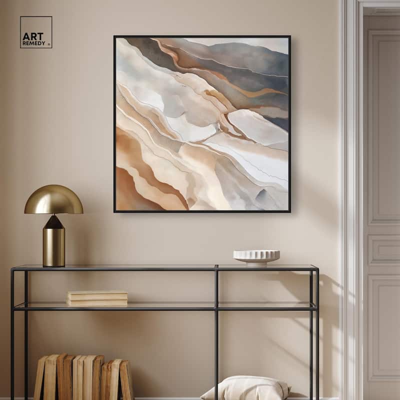 Earthen Flow Canvas by Art Remedy