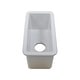 preview thumbnail 3 of 12, Petite Fireclay Island-Prep or Bar Sink - 9.25 x 18.25 x8.75 inches