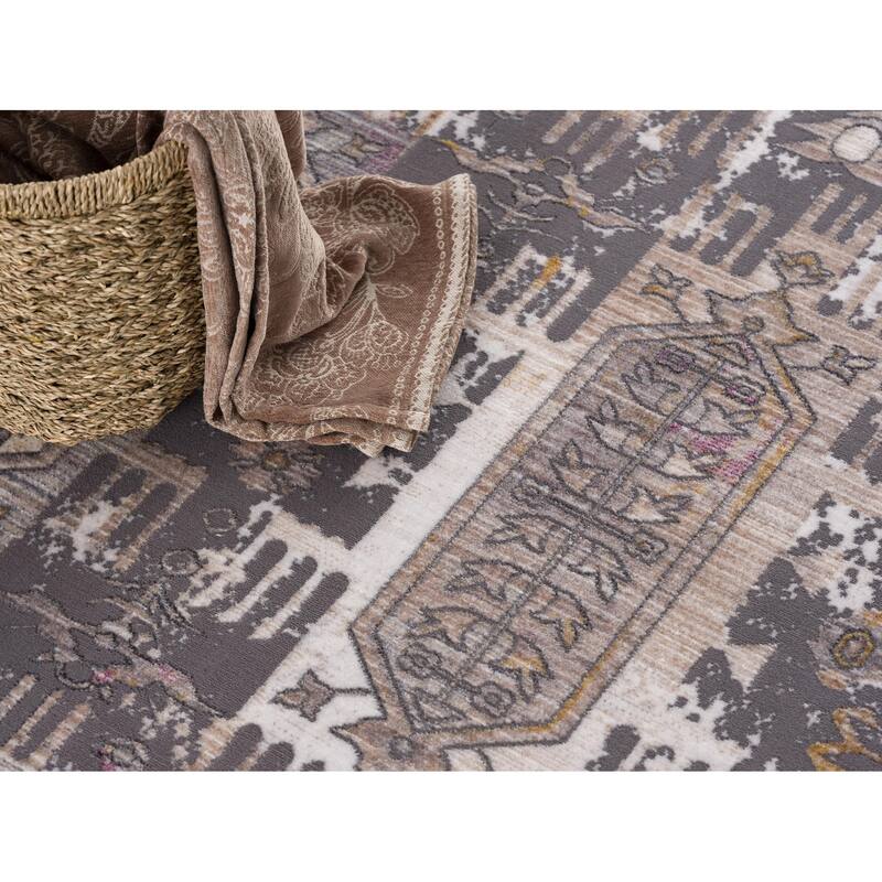 HomeRoots Southwestern Southwest Rectangle Area Rug - 36 in. x 27 in. x 0.6 in.