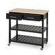 preview thumbnail 4 of 20, Neffs Indoor Kitchen Cart with Wheels by Christopher Knight Home