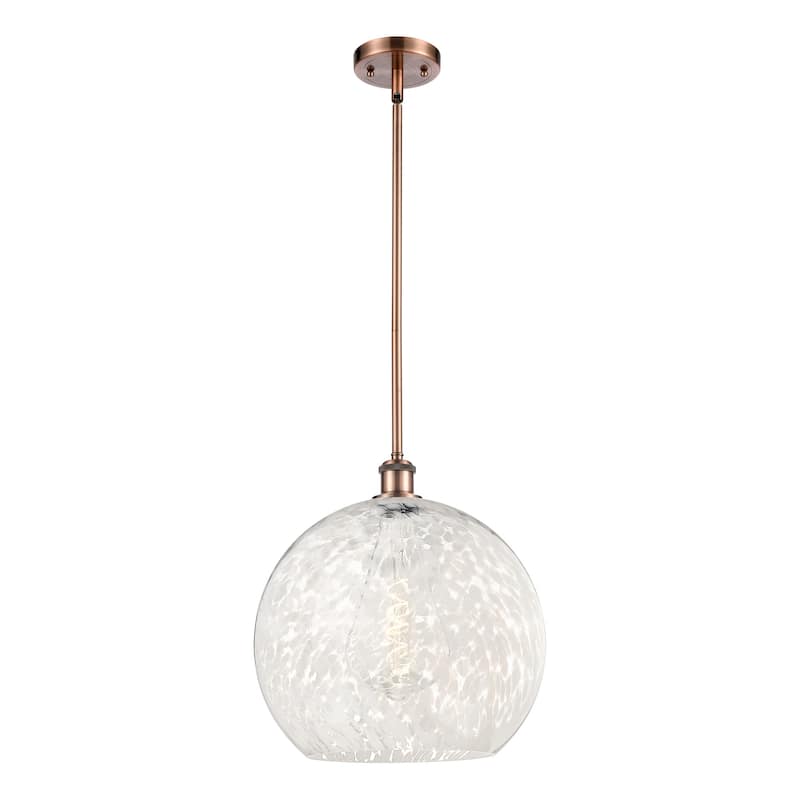 Innovations Lighting 516-1S-17-14 White Mouchette Pendant White