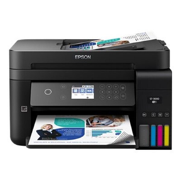 EPSON Workforce ST-3000 ECOTANK Color MFP Supertank Printer C11CG20202 - BLACK. Opens flyout.