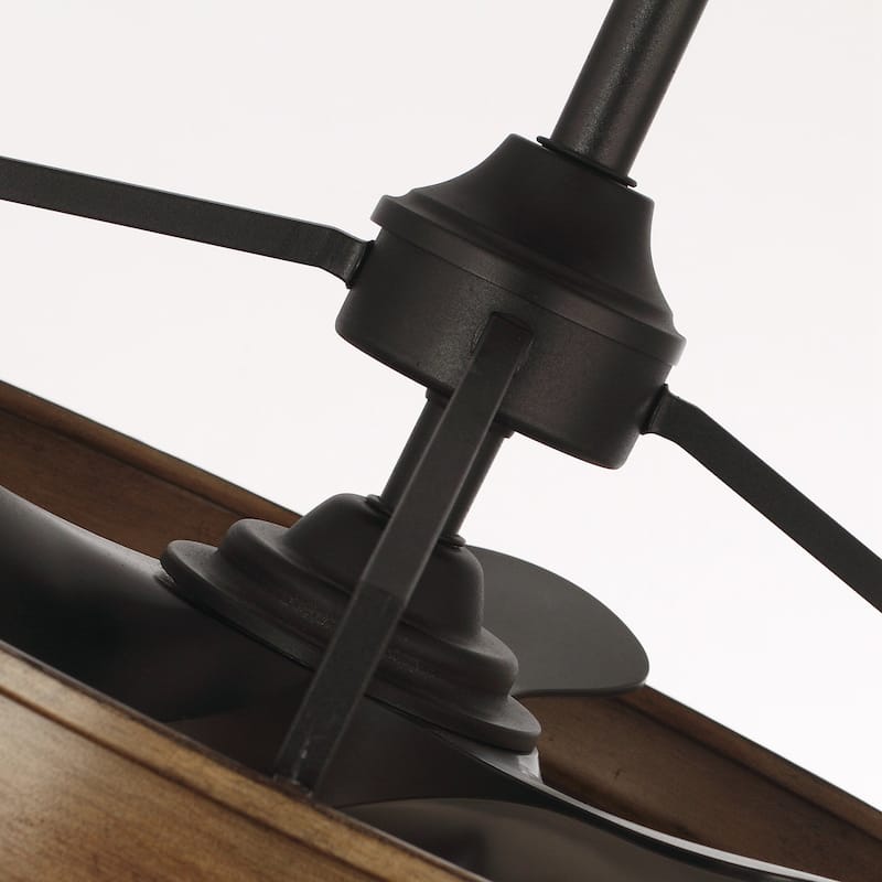 27" Farmhouse Fandelier Ceiling Fan with LED Light