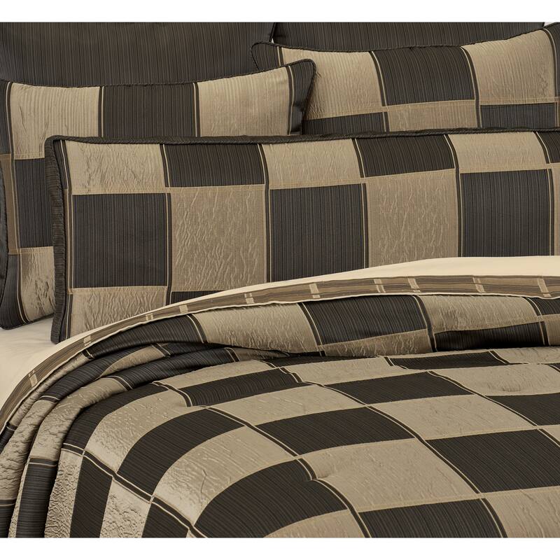 J. Queen New York Brando Bronze Bolster Decorative Throw Pillow - Accent - Polyester - Bronze