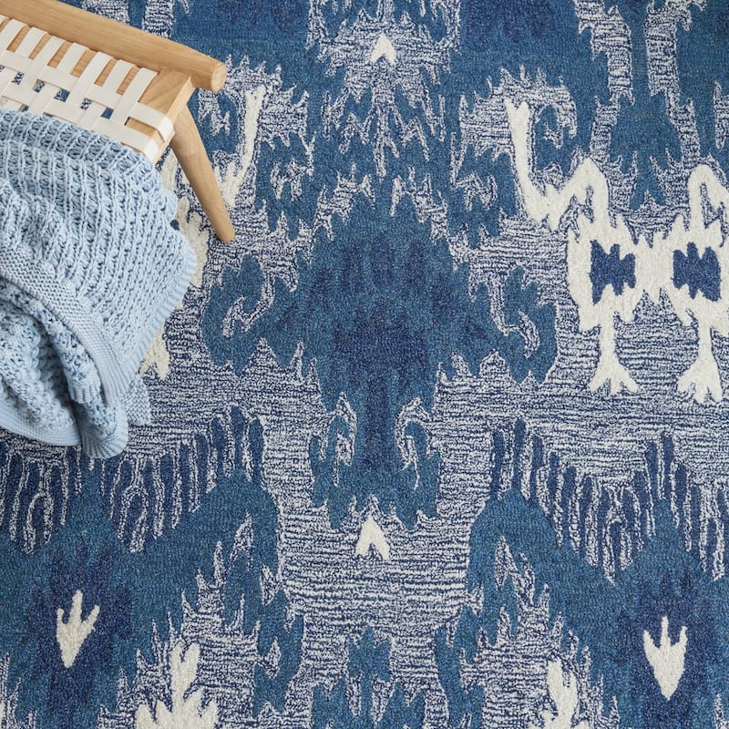 SAFAVIEH Handmade Ikat Engeltje Bohemian Wool Rug