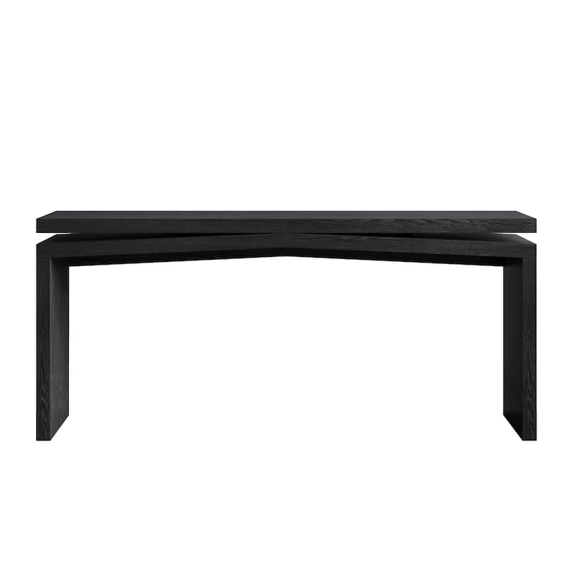 GDF Studio - Farmhouse Wooden Console Table for Entryway