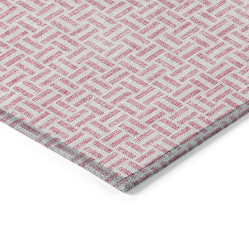 Machine Washable Indoor/ Outdoor Chantille Contemporary Casual Rug