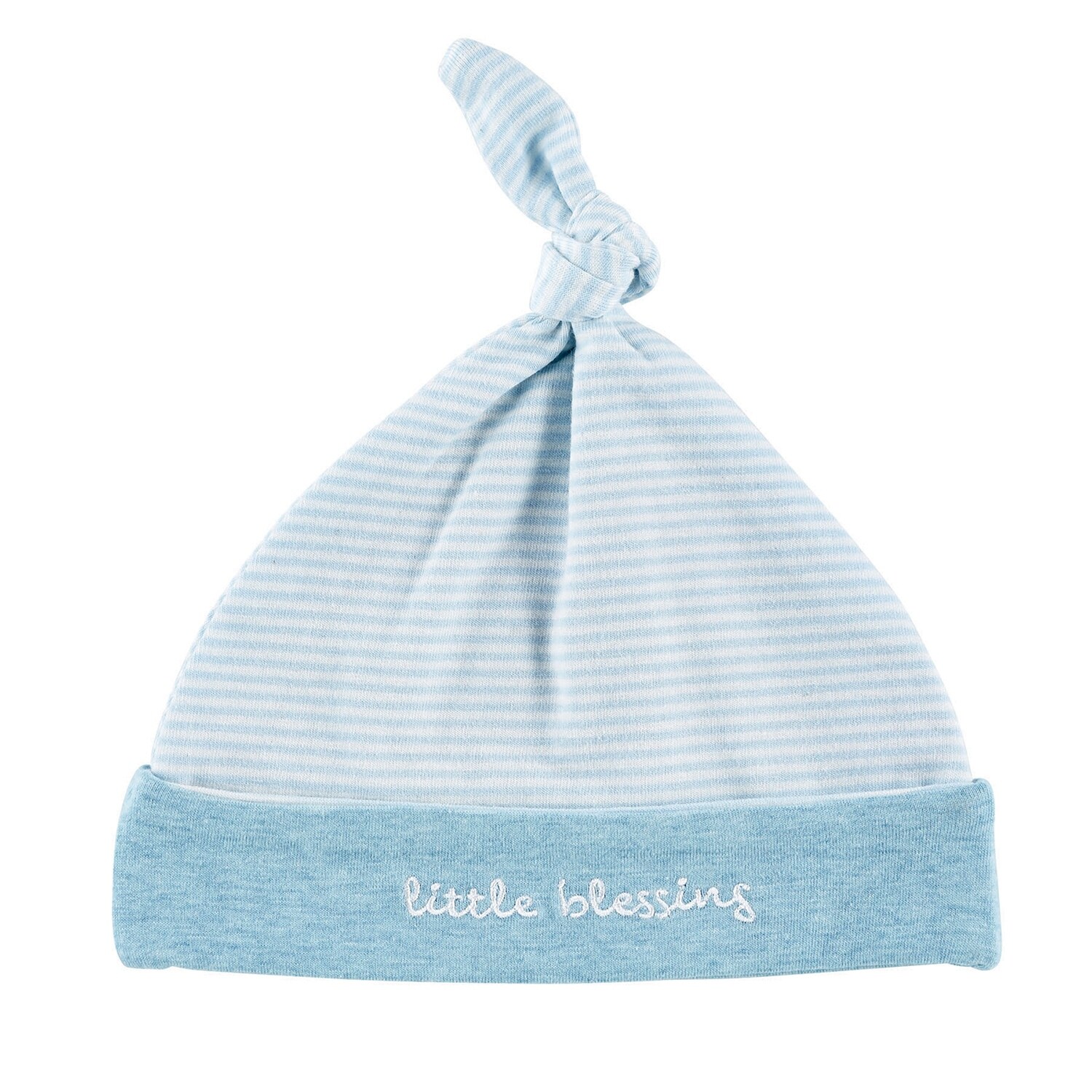 white newborn cap
