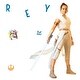 preview thumbnail 1 of 3, Brown & White & Blue Star Wars Episode Ix Rey Giant Wall Decals by RoomMates