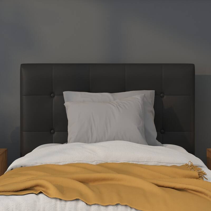 Button Tufted Upholstered Headboard