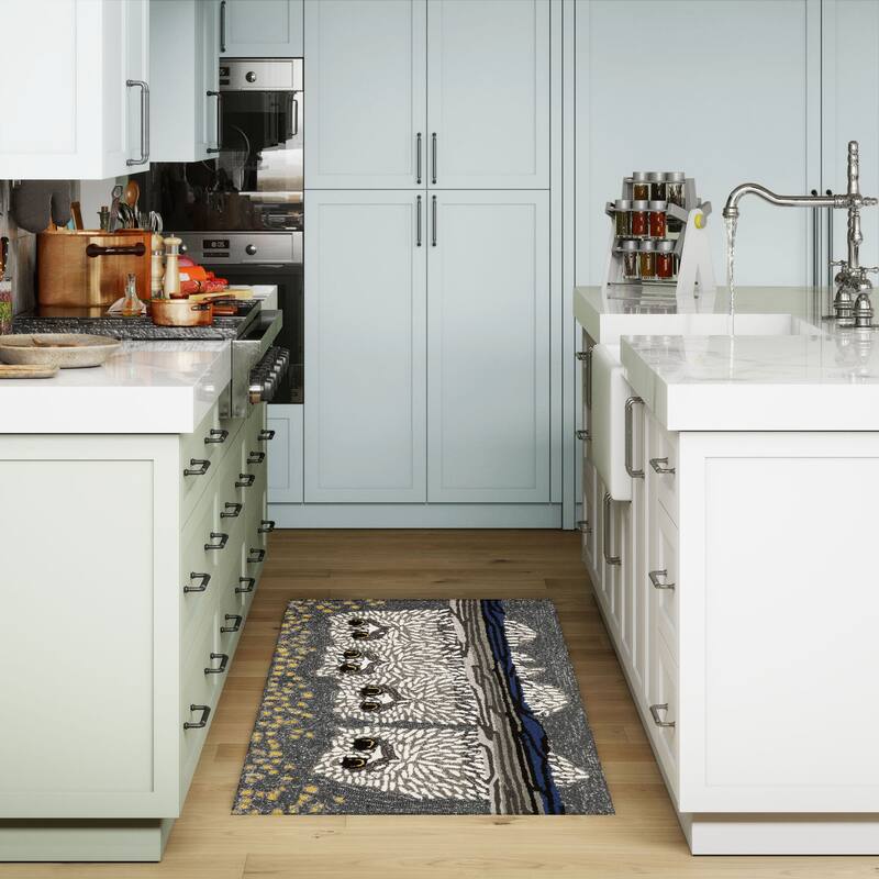 Liora Manne Frontporch Owls Indoor/Outdoor Rug