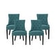 preview thumbnail 47 of 61, Hayden Modern Tufted Fabric Dining Chairs (Set of 4) by Christopher Knight Home