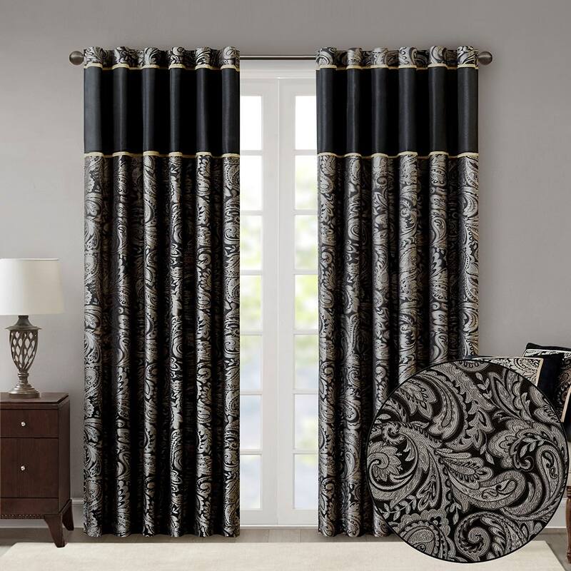 Jacquard Curtain Panel